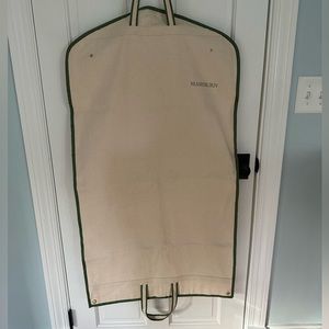 Sid Mashburn Canvas Garment Bag for Suits and Travel